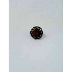 Vintage V. Evers 1979 Footprints Baby Feet Gold Tone Lapel Pin Tie Tack